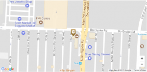 Sule Shangri-La Yangon Map