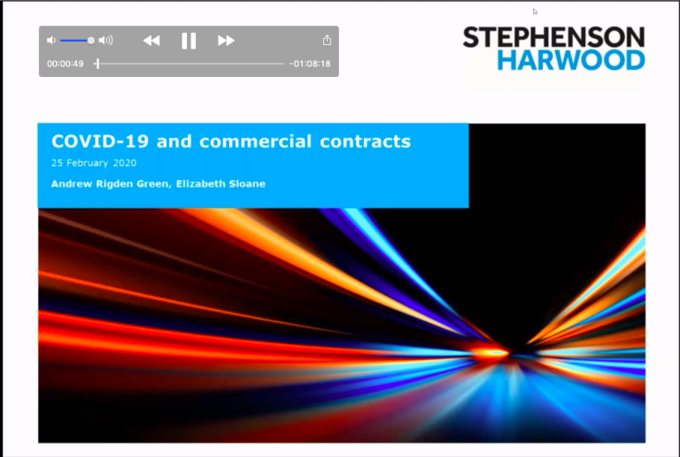 Novel Coronavirus (Covid-19) Webcast: International trade and the employment concerns