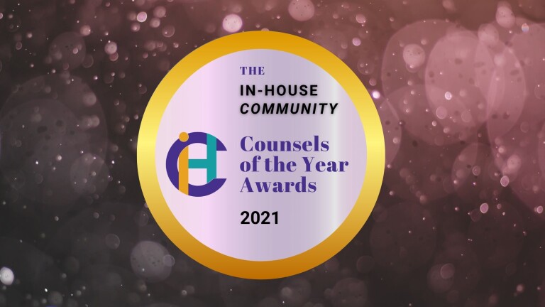 All time high number of submissions for In-House Community Counsels of the Year, 2021