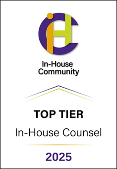 Top Tier In-House Counsel List 2025